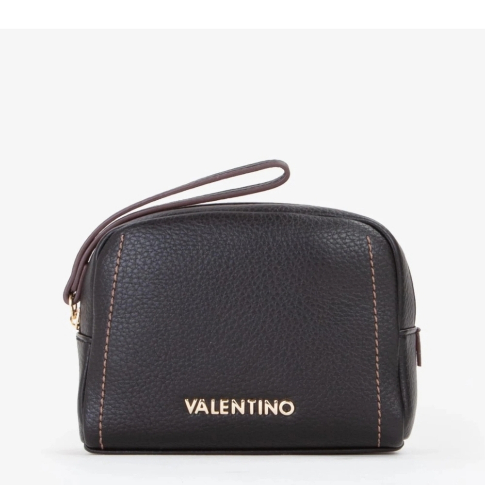 Authentic Mario Valentino Clutch Wristle Cosmetic Case Unisex Travel Bag
